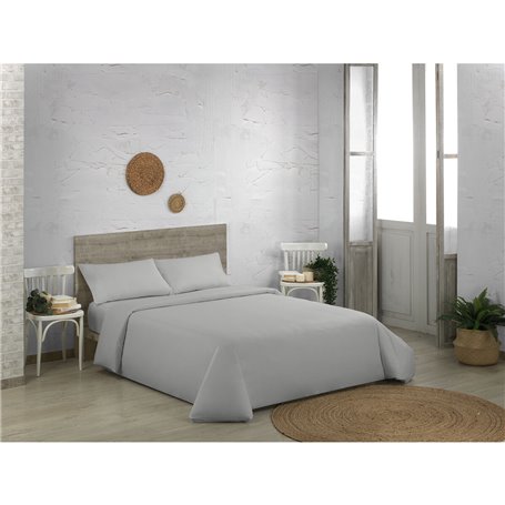 Housse de Couette Alexandra House Living QUTUN Gris perlé 240 x 220 cm