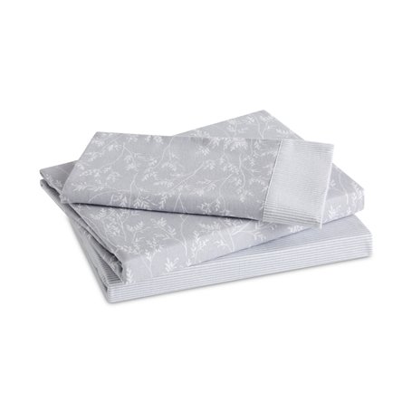 Jeu de draps Alexandra House Living Zahara Bleu Lit 1 persone 3 Pièces