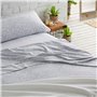 Jeu de draps Alexandra House Living Zahara Bleu Lit 1 persone 3 Pièces