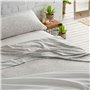Jeu de draps Alexandra House Living Zahara Beige Lit 2 persones 3 Pièces