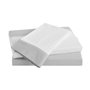 Jeu de draps Alexandra House Living Eira Gris perlé Lit 1 persone 3 Pièces