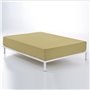 Drap housse Alexandra House Living Marron Clair 140 x 200 x 30 cm 135/140 x 190/200 cm