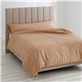 Parure de couette Alexandra House Living Amán Marron Clair Lit king size 3 Pièces