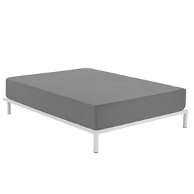 Drap housse Alexandra House Living Titane 160 x 190/200 cm 160 x 200 x 30 cm