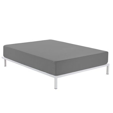 Drap housse Alexandra House Living Titane 160 x 190/200 cm 160 x 200 x 30 cm