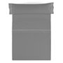 Jeu de draps Alexandra House Living Gris foncé Lit king size 4 Pièces