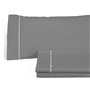 Jeu de draps Alexandra House Living Gris foncé Lit king size 4 Pièces