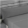 Jeu de draps Alexandra House Living Gris foncé Lit king size 4 Pièces