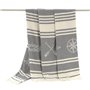 Serviette de plage Alexandra House Living Maca Gris 125 x 180 cm