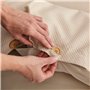 Parure de couette Alexandra House Living Suiza Beige Lit king size 3 Pièces