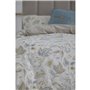 Parure de couette Alexandra House Living Zoe Multicouleur Lit king size 3 Pièces
