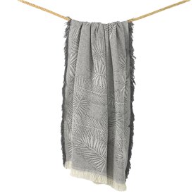 Couverture Alexandra House Living Palma Gris 225 x 260 cm