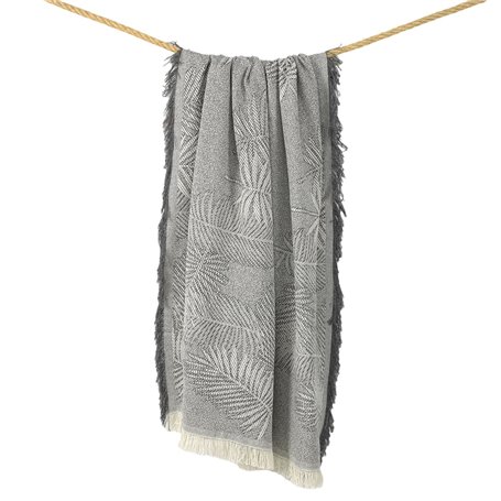 Couverture Alexandra House Living Palma Gris 225 x 260 cm