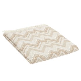 Couverture Alexandra House Living Fez Beige 225 x 260 cm