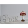 Lampe de bureau Viro Belle Rouge Zinc 60 W 20 x 37 x 20 cm