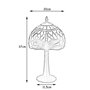 Lampe de bureau Viro Belle Rouge Zinc 60 W 20 x 37 x 20 cm