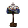 Lampe de bureau Viro Bell Bleu Zinc 60 W 20 x 37 x 20 cm