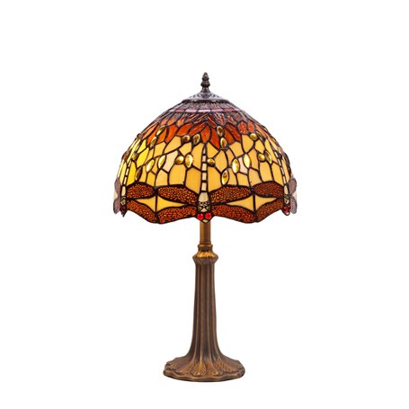 Lampe de bureau Viro Belle Amber Ambre Zinc 60 W 30 x 50 x 30 cm