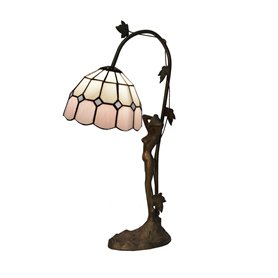 Lampe de bureau Viro Pink Rose Zinc 60 W 20 x 54 x 20 cm