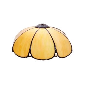 Écran de lampe Viro Virginia Beige Ø 30 cm