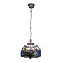 Suspension Viro Belle Epoque Bleu Fer 60 W 20 x 125 x 20 cm