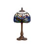 Lampe de bureau Viro Belle Epoque Bleu Zinc 60 W 20 x 37 x 20 cm