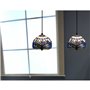 Suspension Viro Bleu Fer 60 W 50 x 20 x 20 cm