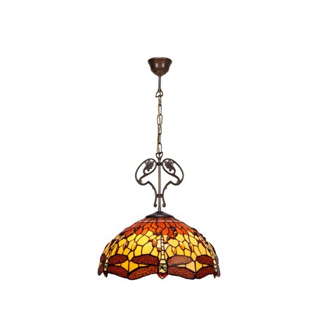 Suspension Viro Belle Amber Ambre Fer 60 W 40 x 135 x 40 cm