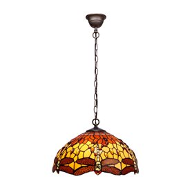 Suspension Viro Belle Amber Ambre Fer 60 W 40 x 130 x 40 cm