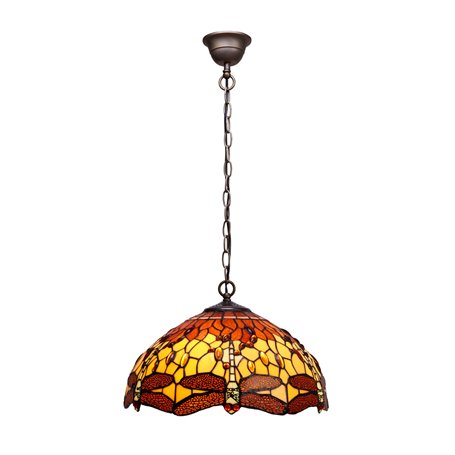 Suspension Viro Belle Amber Ambre Fer 60 W 40 x 130 x 40 cm