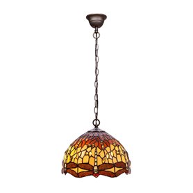 Suspension Viro Belle Amber Ambre Fer 60 W 30 x 125 x 30 cm