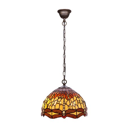 Suspension Viro Belle Amber Ambre Fer 60 W 30 x 125 x 30 cm