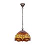 Suspension Viro Belle Amber Ambre Fer 60 W 30 x 125 x 30 cm