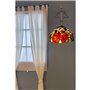 Suspension Viro Rouge Zinc 60 W 30 x 30 x 30 cm