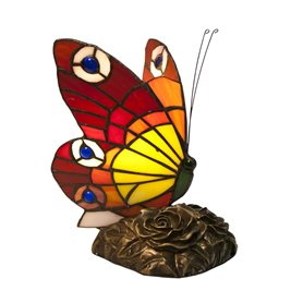 Lampe de bureau Viro Mariposa Multicouleur Zinc 60 W 23 x 28 x 23 cm Papillon