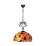 Suspension Viro Diamond Ambre Fer 60 W 40 x 135 x 40 cm