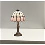 Lampe de bureau Viro Pink Rose Zinc 60 W 20 x 37 x 20 cm