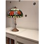 Lampe de bureau Viro Rosy Multicouleur Zinc 60 W 30 x 50 x 30 cm