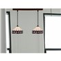 Suspension Viro Blanc Fer 60 W 50 x 20 x 20 cm