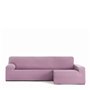 Housse pour chaise longue accoudoir long droit Eysa BRONX Rose 170 x 110 x 310 cm