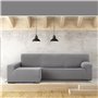 Housse pour chaise longue accoudoir long gauche Eysa JAZ Gris 180 x 120 x 360 cm