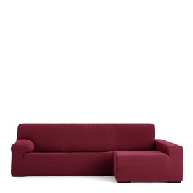 Housse pour chaise longue accoudoir long droit Eysa JAZ Bordeaux 180 x 120 x 360 cm