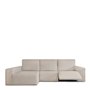 Housse pour chaise longue accoudoir long gauche Eysa JAZ Beige 180 x 120 x 360 cm