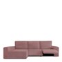 Housse pour chaise longue accoudoir long gauche Eysa JAZ Rose 180 x 120 x 360 cm