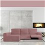 Housse pour chaise longue accoudoir long gauche Eysa JAZ Rose 180 x 120 x 360 cm