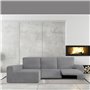 Housse pour chaise longue accoudoir long gauche Eysa JAZ Gris 180 x 120 x 360 cm