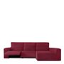 Housse pour chaise longue accoudoir long droit Eysa JAZ Bordeaux 180 x 120 x 360 cm