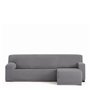 Housse pour chaise longue accoudoir long gauche Eysa TROYA Gris 170 x 110 x 310 cm