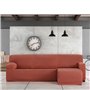 Housse pour chaise longue accoudoir long gauche Eysa TROYA Orange 170 x 110 x 310 cm