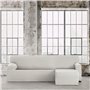 Housse pour chaise longue accoudoir court droit Eysa BRONX Blanc 110 x 110 x 310 cm